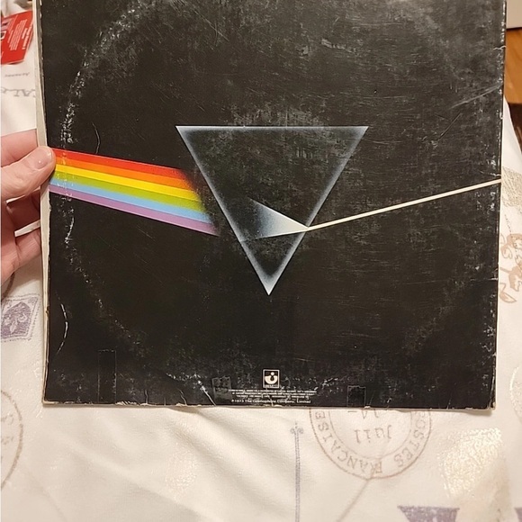 PINK FLOYD DARK SIDE OF THE MOON vinyl album 1973 VTG - Picture 2 of 10